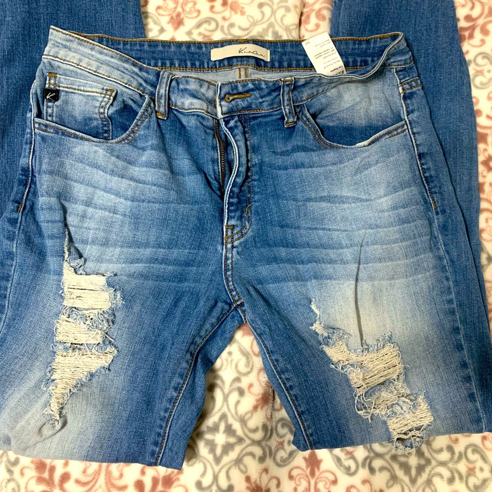 Kancan distressed skinny
